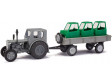 H0 - Traktor Pionier RS &#8203;&#8203;01 s pvsem T4 a kabinami, ed