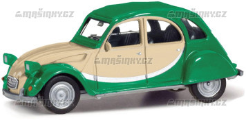 H0 - Citron 2CV Charleston, zelen/bov