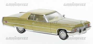 H0 - Cadillac Coupe deVille, metal. zlat/bov