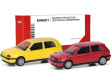 H0 - MiniKit VW Golf III VR6, lut/erven (2 kusy)