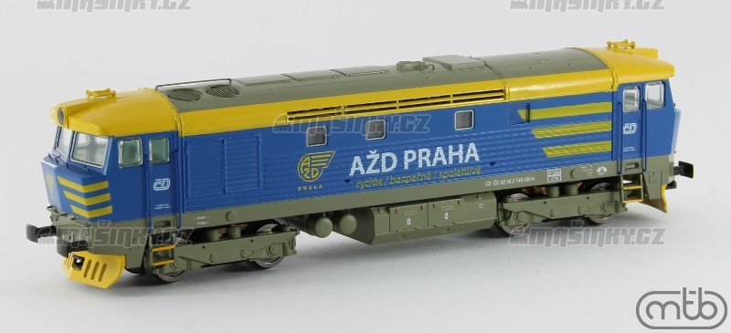 TT - Dieselov lokomotiva 749-039 AD - D (analog) #1