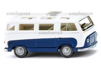 H0 - Panoramatick autobus Ford FK 1000 - modr/bl