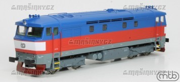 H0 - Dieselov lokomotiva ady 749 051 D - analog