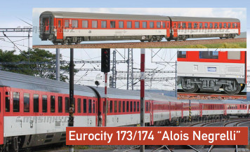 H0 - Set dvou voz EuroCity 173/174 Alois Negrelli - D set 2